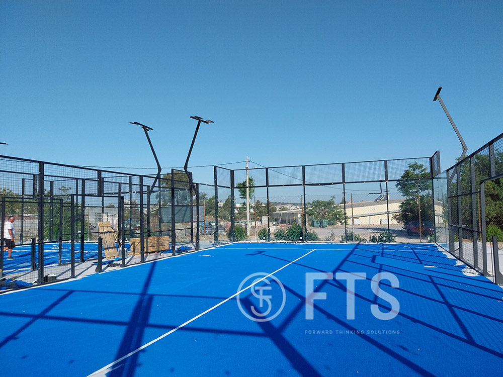 Κατασκευή 2 γηπέδων PADEL από την FTS HELLAS στον Χολαργό - Ιούνιος 2024