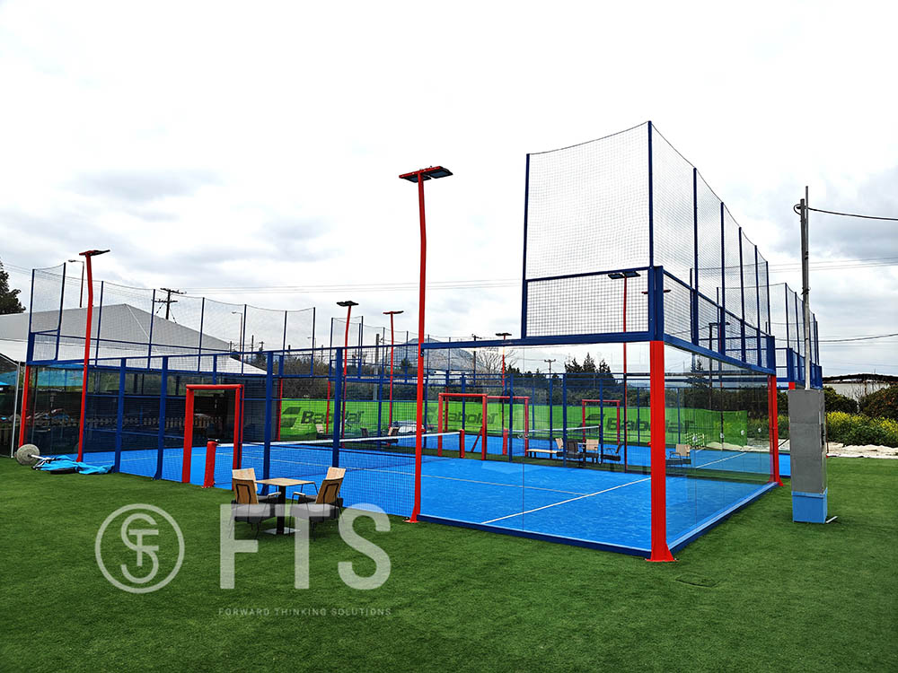 Κατασκευή 2 γηπέδων PADEL από την FTS HELLAS στην Κόρινθο - Ιούλιος 2024